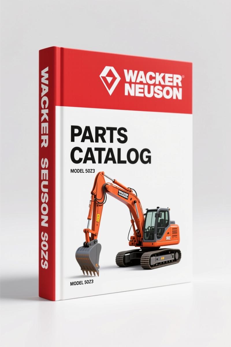 Wacker Neuson 50Z3 2008 Parts Catalog – OEM Parts Data for Compact Excavators