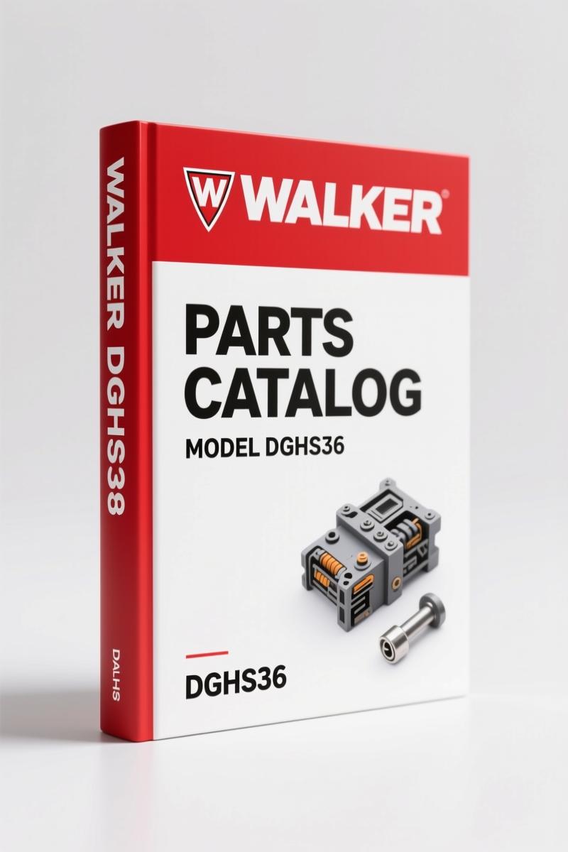 Walker DGHS36, DSD36, DGHS42, DSD42, DML42 2000 Parts Catalog
