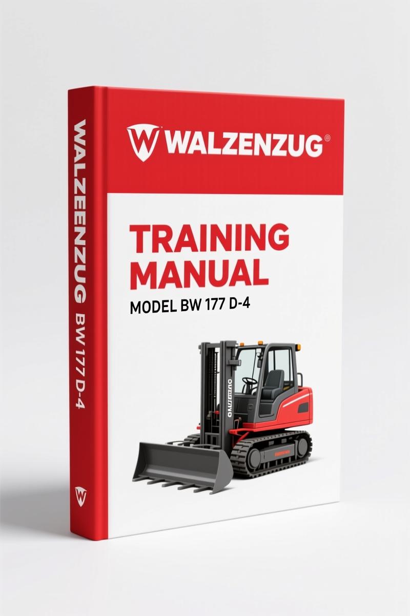 Walzenzug BW 177 D-4 2004 Training Manual – Factory Service Documentation