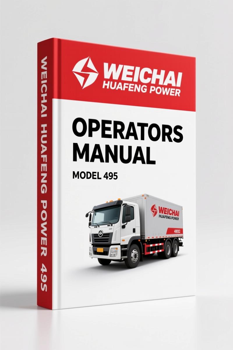 Weichai Huafeng Power 495 2006 Operators Manual – OEM Specs
