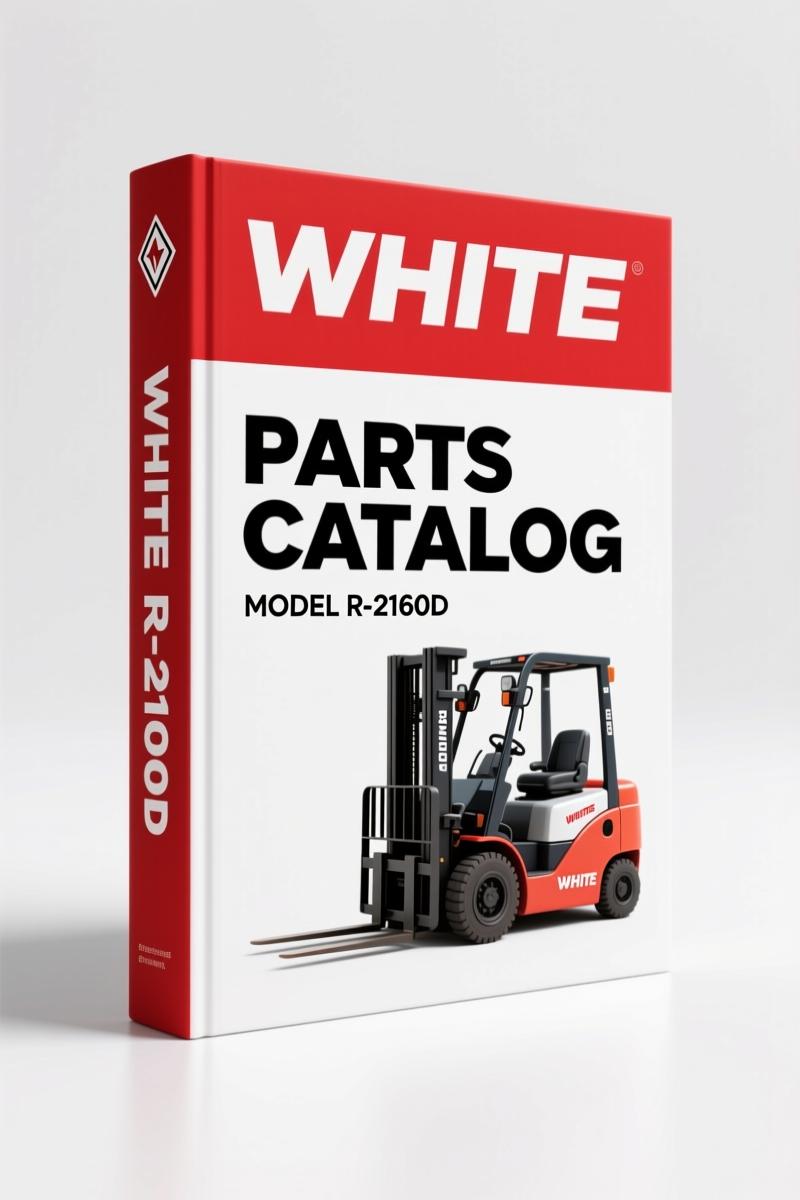 White R-2160D 1985 Parts Catalog – OEM Forklift Parts Breakdown