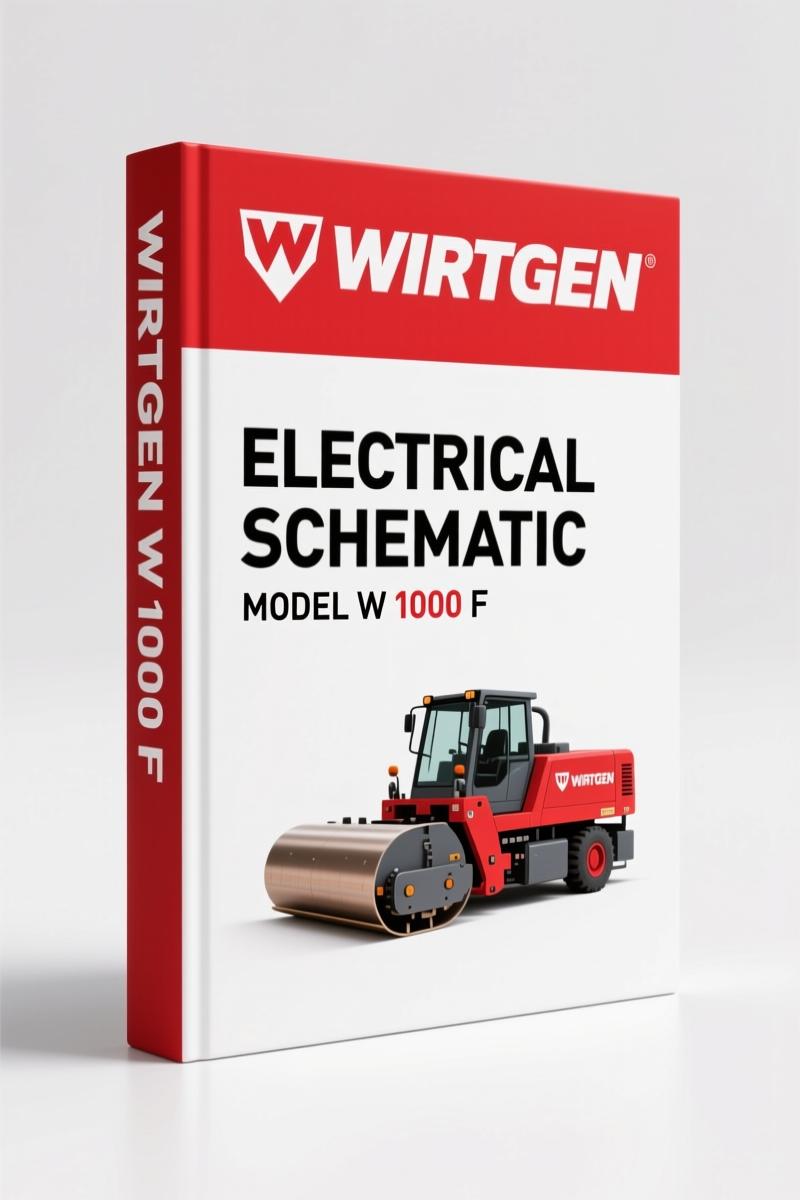 Wirtgen W 1000 F Electrical Schematic – 30-Page OEM Wiring Diagram