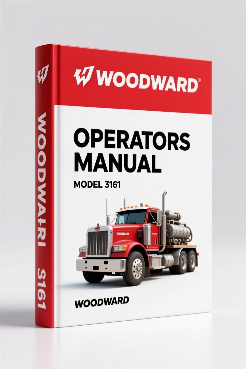 Woodward 3161 1983 Operators Manual – Factory Specs