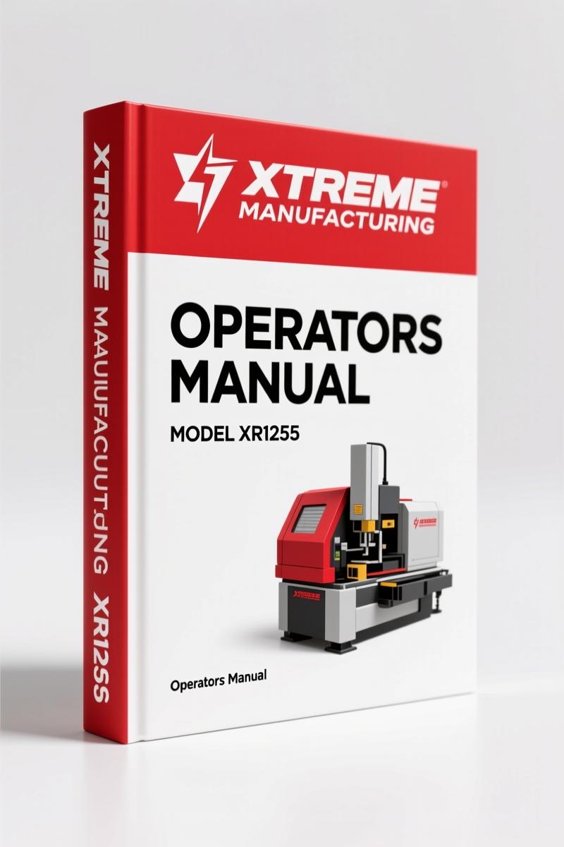 Xtreme Manufacturing XR1255 Operators Manual – 80-Page OEM Safety & Operation Guide