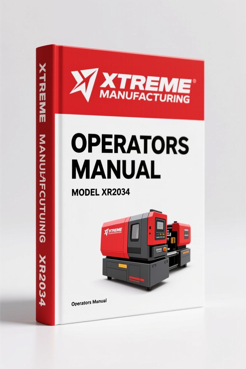 Xtreme Manufacturing XR2034 Operators Manual – Safety & Operation