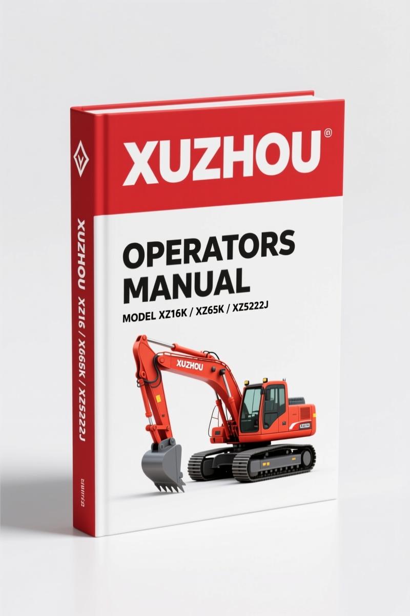 Xuzhou Construction Machinery XZ16K, XZ65K, XZ5222J, XZ5284J, XZ5310J Operators Manual – 62 Pages