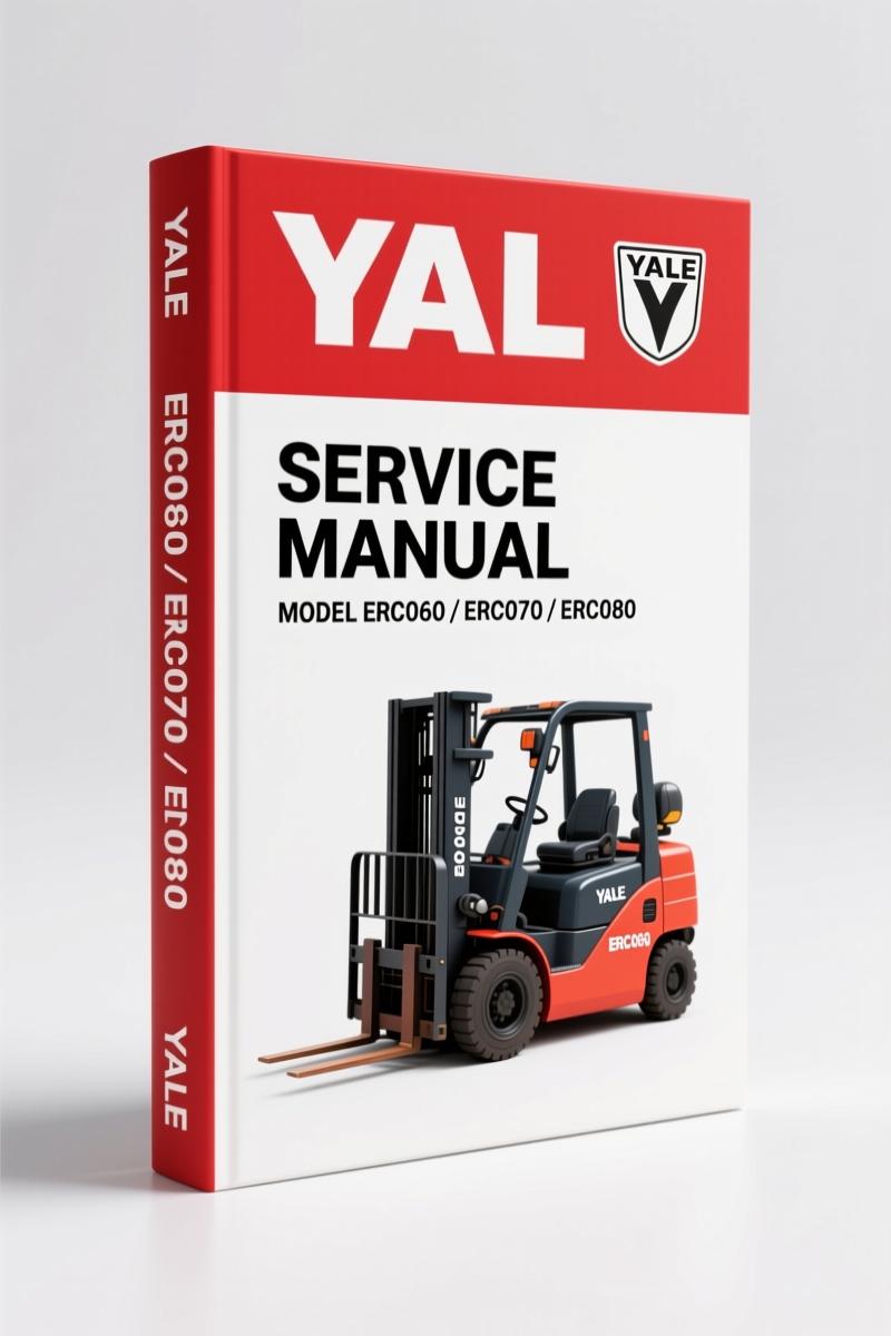 Yale ERC060-120 1992 Service Manual OEM Factory Specs