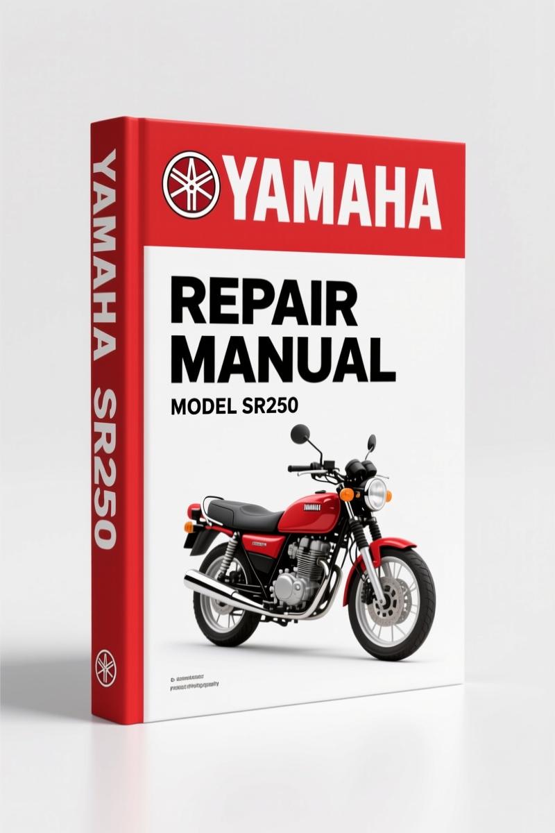 Yamaha SR250 Repair Manual – Factory Specs, 34 Pages