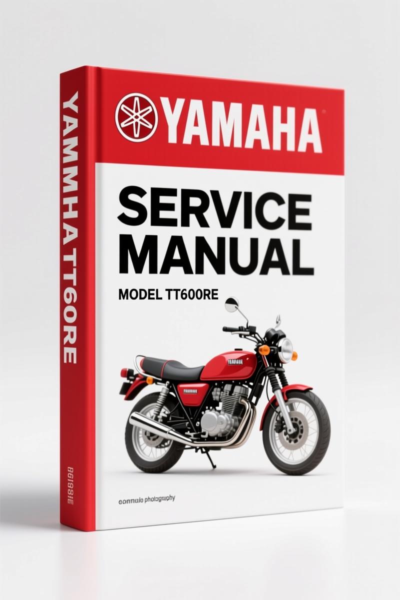 Yamaha TT600RE 2004 Service Manual – 382 Pages of Factory Specs