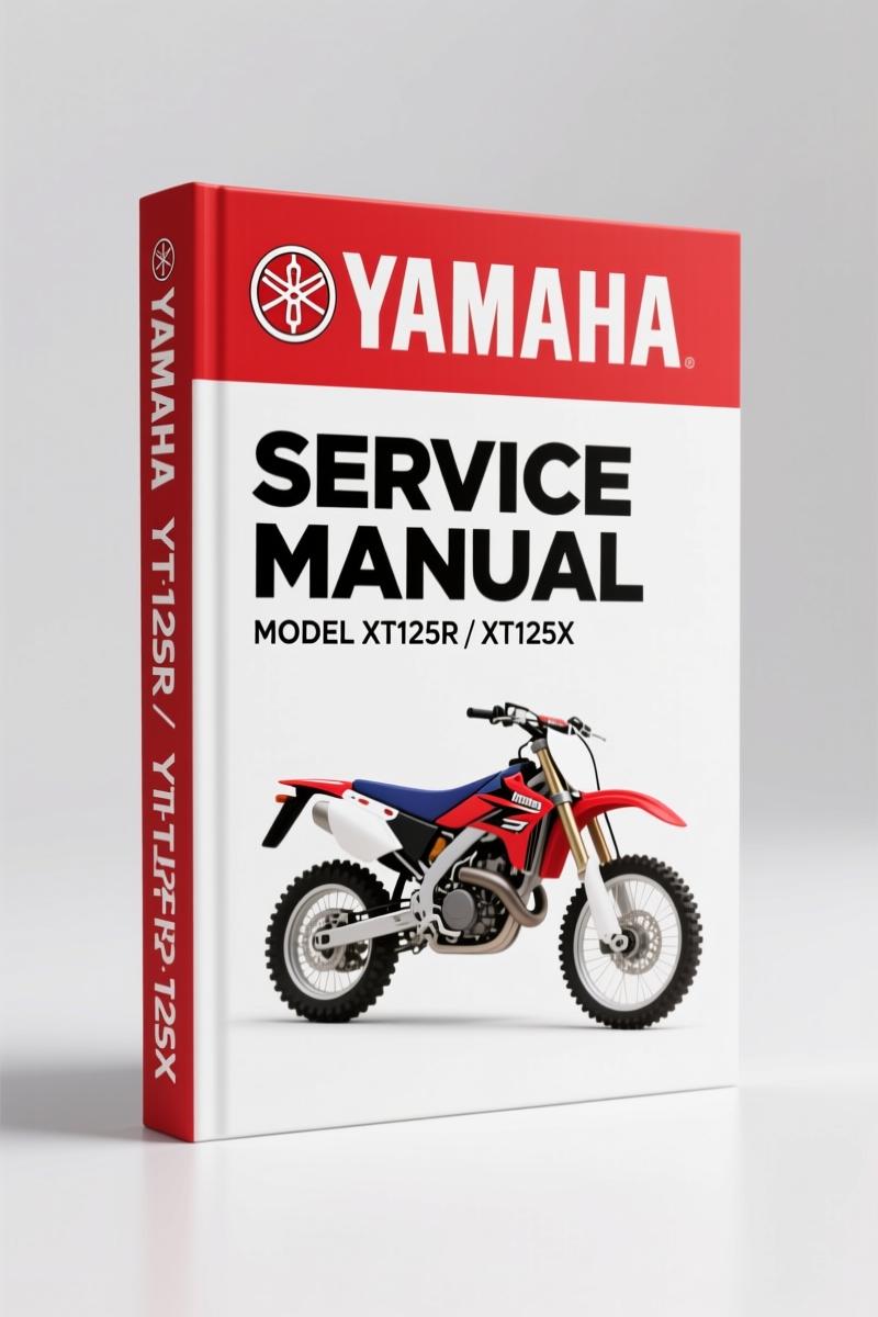 Yamaha XT125R, XT125X 2006 Service Manual – 279 Pages of Factory Specs