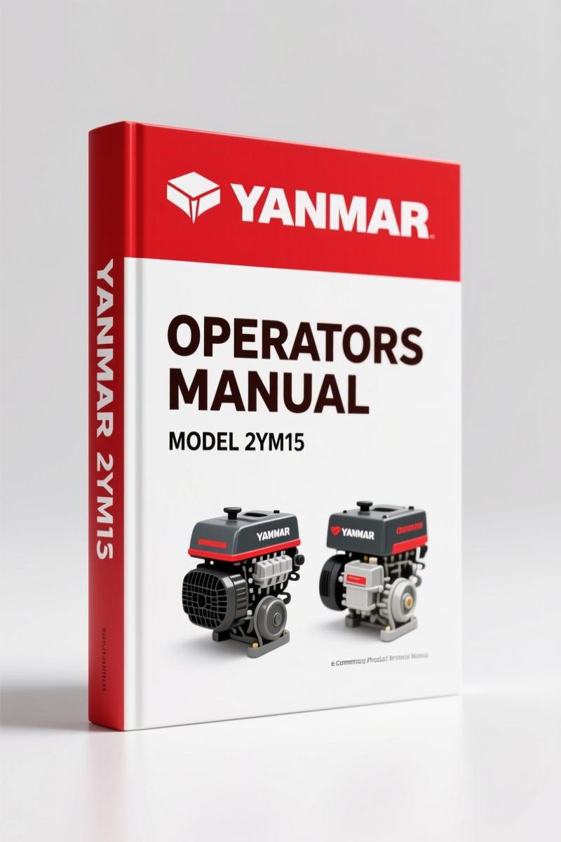 Yanmar 2YM15, 3YM20, 3YM30 2004 Operators Manual - OEM Factory Specs