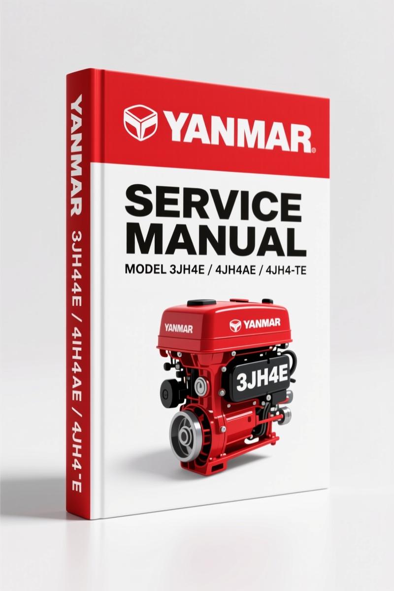 Yanmar 4JH4-TE, 4JH4-HTE, 3JH4E, 4JH4AE Service Manual OEM Specs