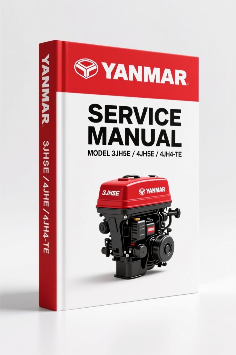 Yanmar 3JH5E, 4JH5E, 4JH4-TE, 4JH4-HTE Service Manual – 380 Pages