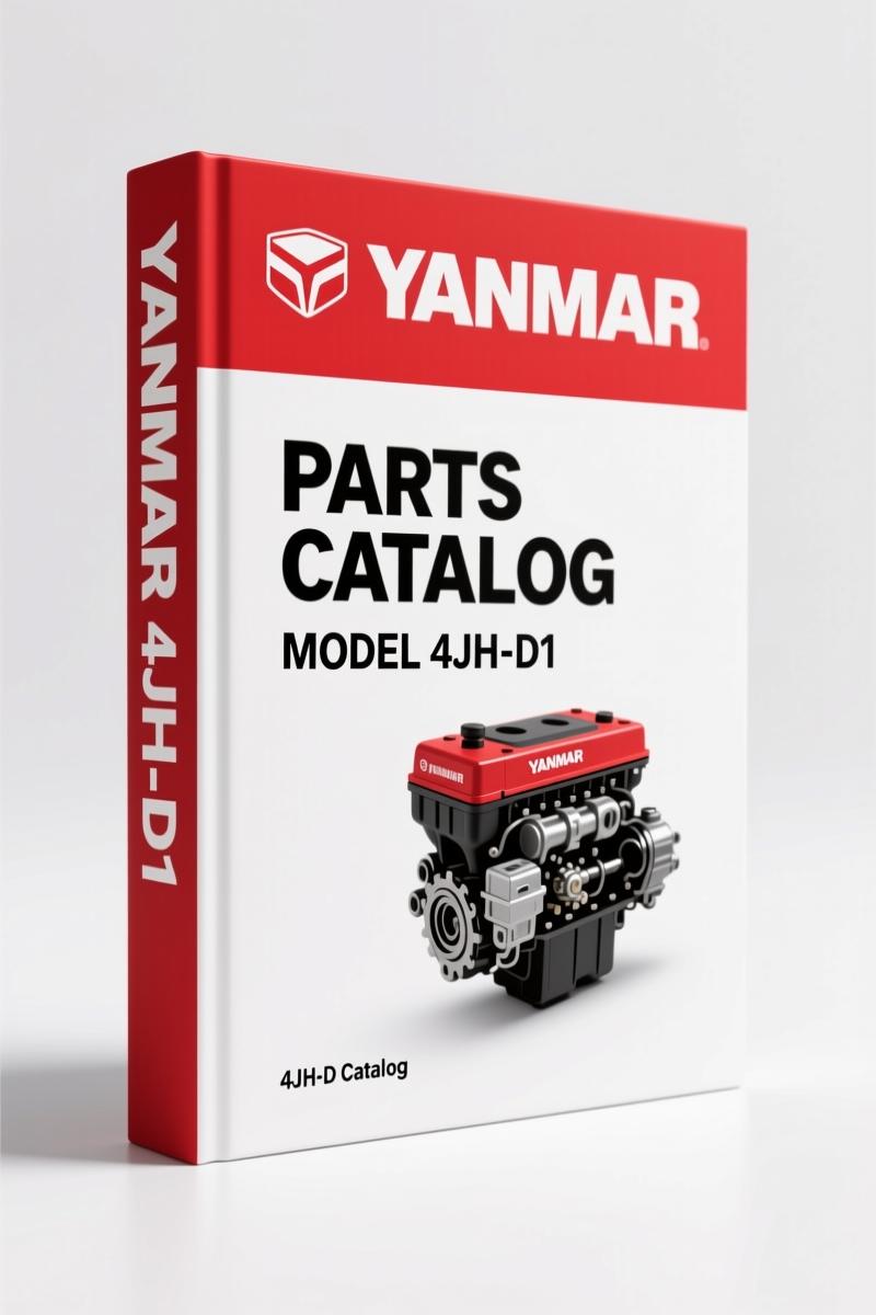 Yanmar 4JH-DT, 4JH-DTZ, 4JH-D1 Parts Catalog – 69 Pages