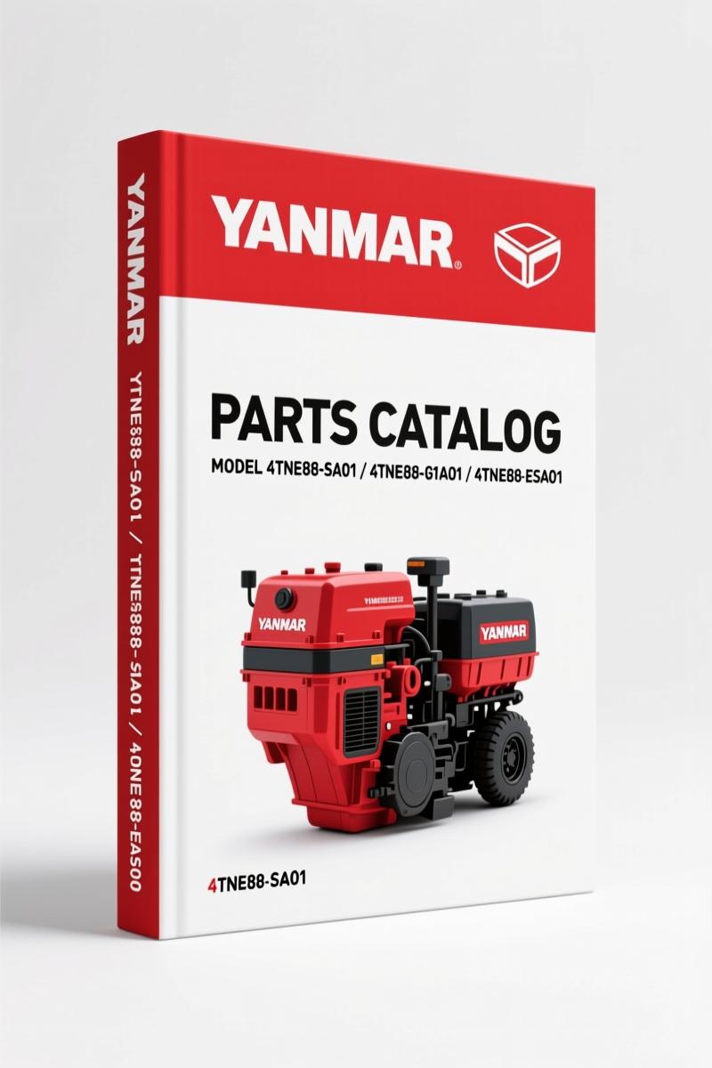 Yanmar 4TNE88-SA01, G1A01, ESA01, EG1A01 2001 Parts Catalog – OEM