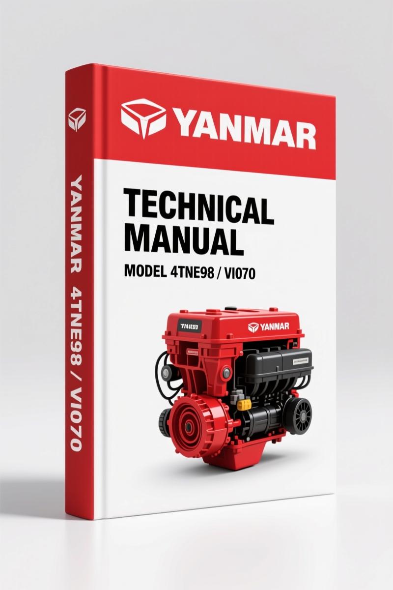 Yanmar 4TNE98, VI070 Technical Manual – Parts Reference