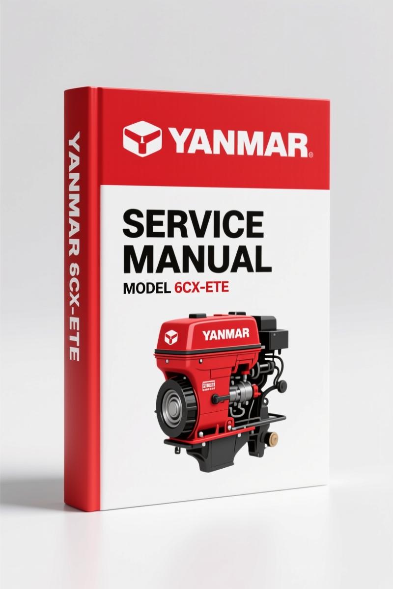 Yanmar 6CX-ETE Service Manual – 119 Pages OEM Specs for Marine Diesel