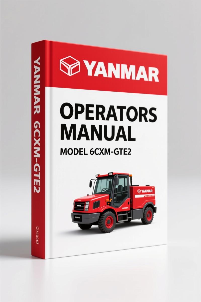 Yanmar 6CXM-GTE2 2000 Operators Manual – Factory Oil & Coolant Data