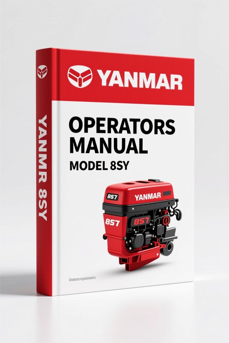 Yanmar 8SY Operators Manual – 82 Pages of Factory Specs