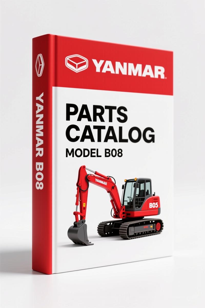 Yanmar B08 2002 Parts Catalog – OEM Parts for Super-Mini Backhoe