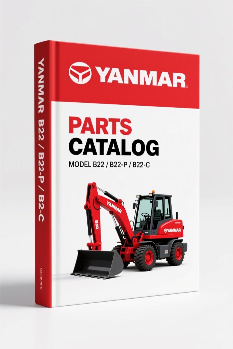 Yanmar B22, B22-P, B22-C 1990 Parts Catalog - OEM Specs & Wiring
