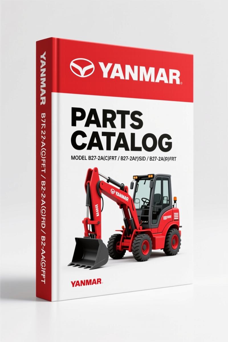Yanmar B27-2A 1998 Parts Catalog – Factory Specs for Crawler Backhoe