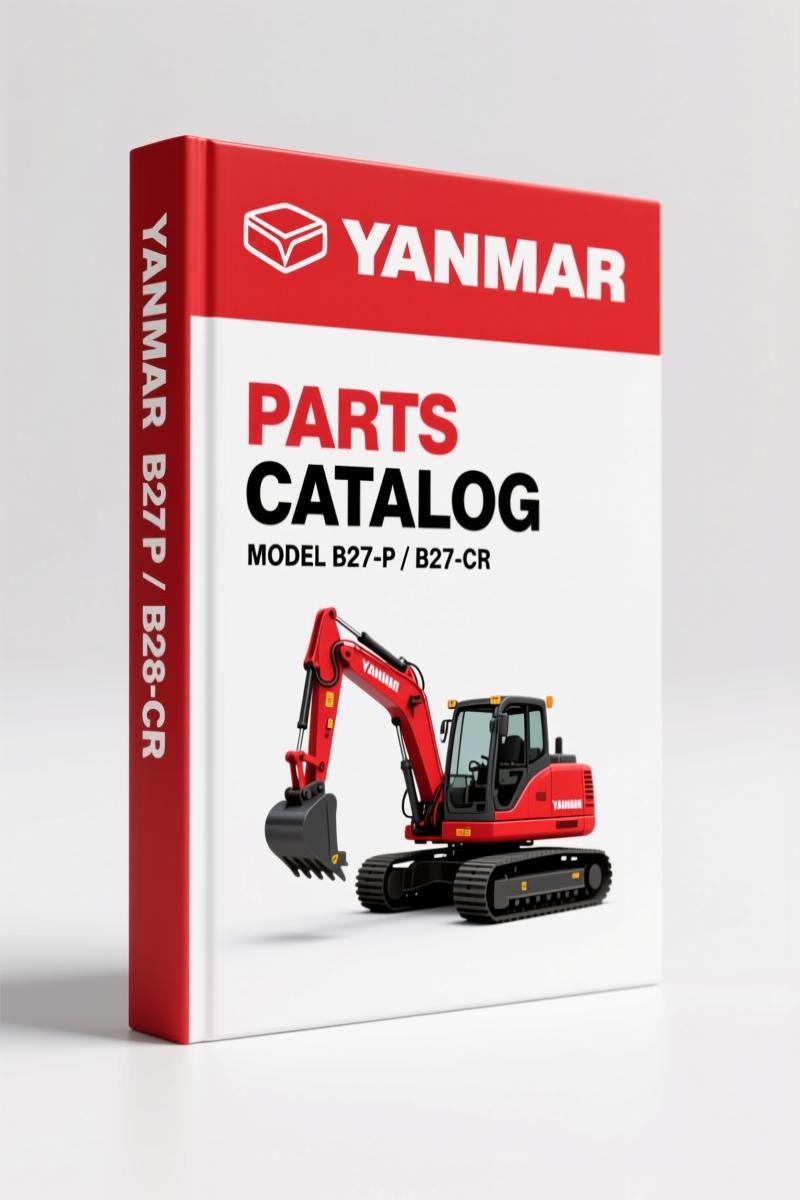 Yanmar B27-P, B27-CR Parts Catalog - OEM 141 Pages
