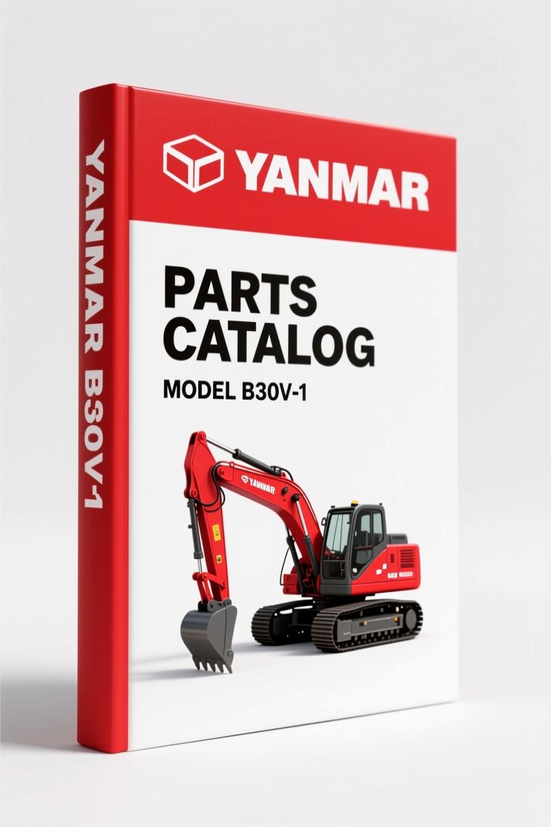 Yanmar B30V-1 1998 Parts Catalog - OEM Specs for Crawler Backhoe