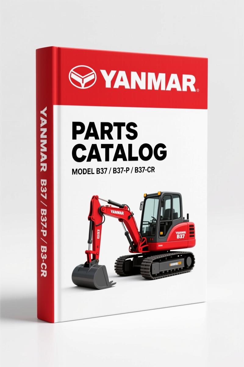 Yanmar B37-P, B37-CR, B37 1990 Parts Catalog – OEM Parts Identification