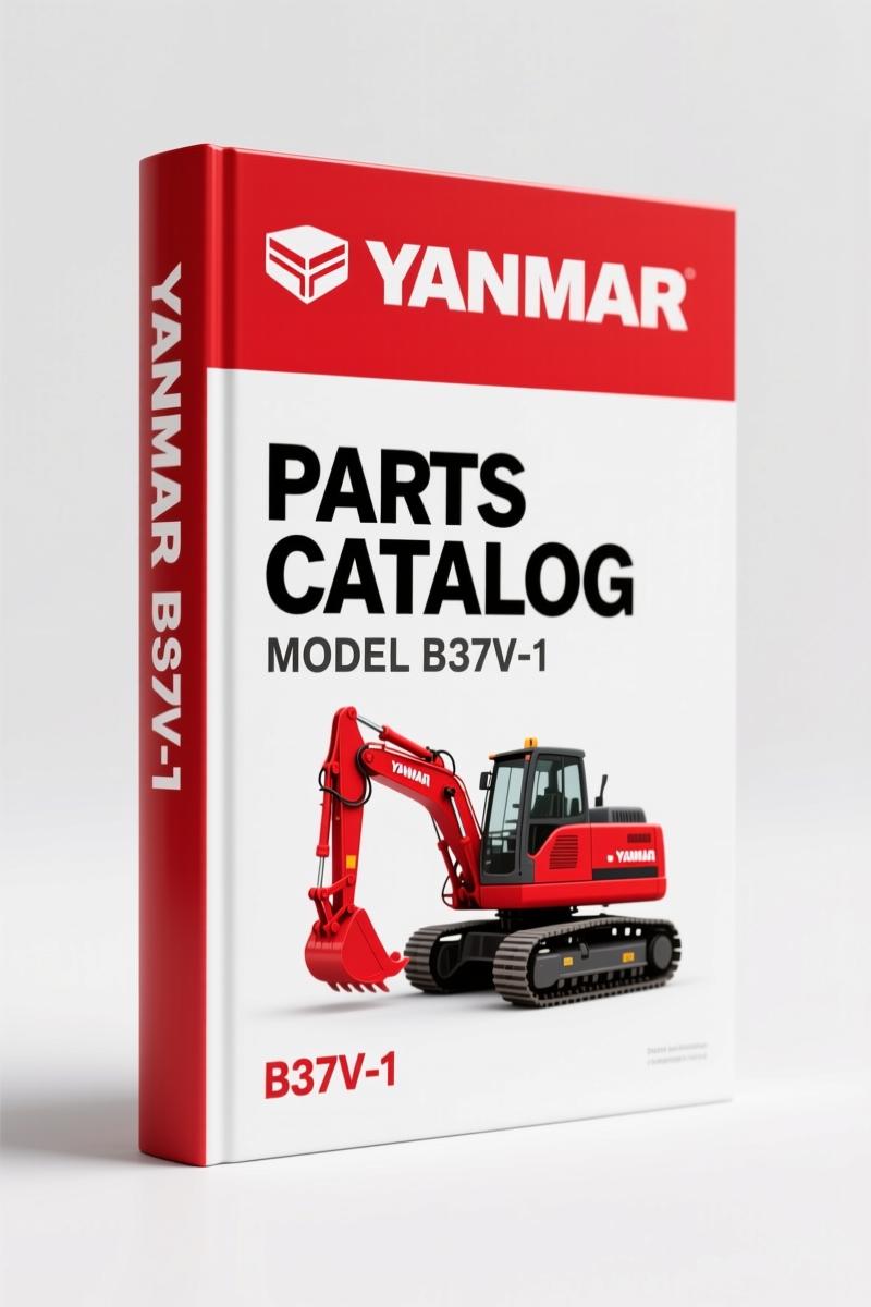 Yanmar B37V-1 1998 Parts Catalog – OEM Exploded Views & Part Numbers