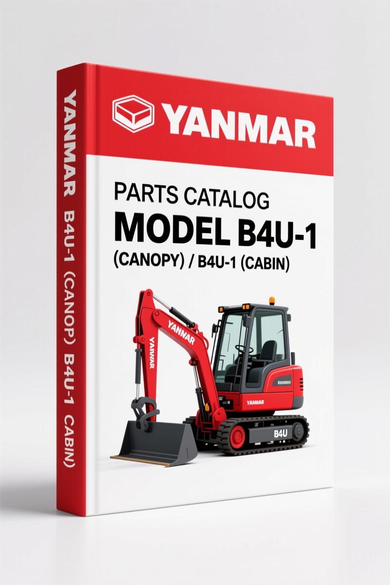 Yanmar B4U-1 (CANOPY), B4U-1 (CABIN) 2001 Parts Catalog – OEM Specs