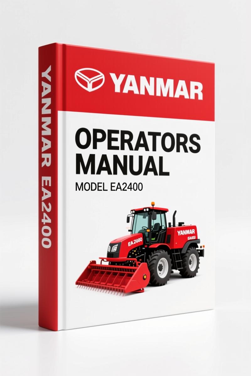 Yanmar EA2400 Operators Manual – Official Factory Documentation