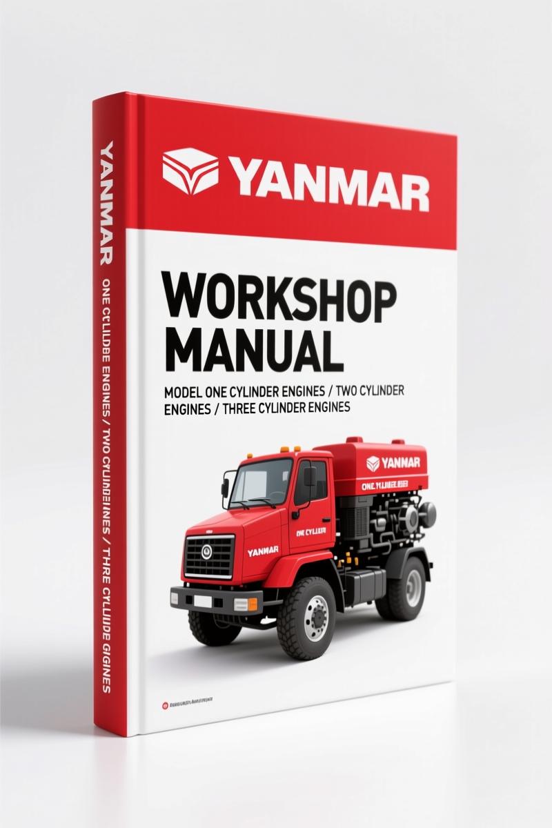 Yanmar One Cylinder Engines, Two Cylinder Engines, Three Cylinder Engines Workshop Manual – 240 Pages