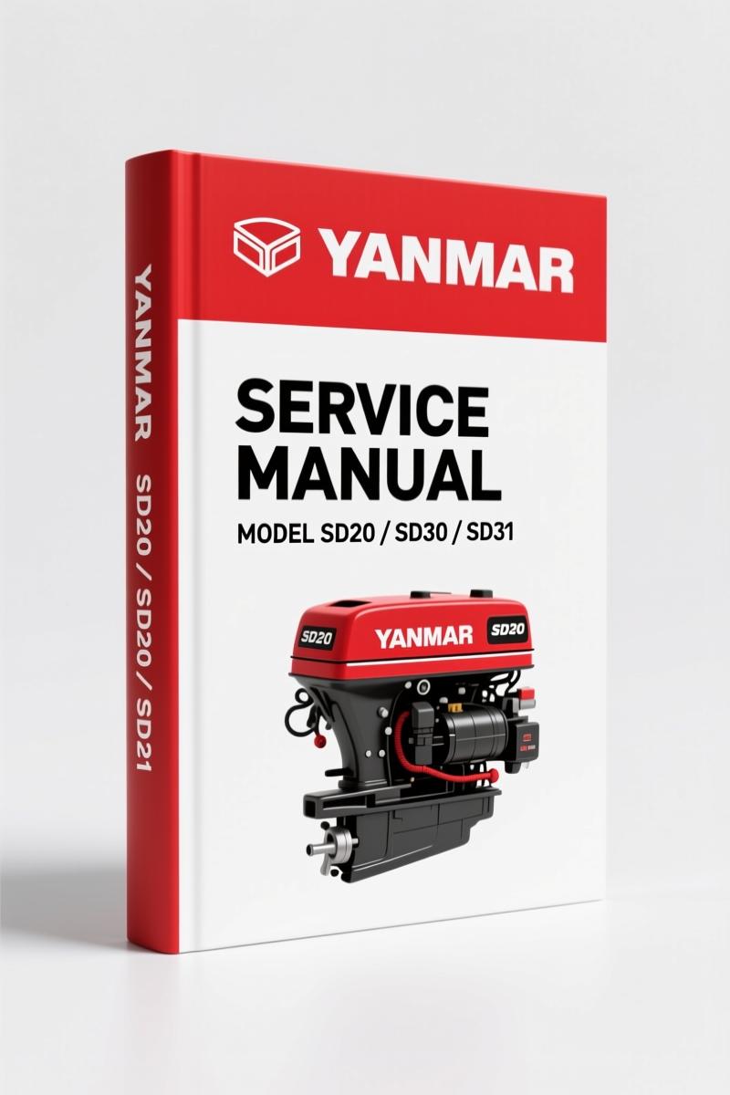 Yanmar SD20, SD30, SD31 Service Manual – 87 Pages of Factory Specifications