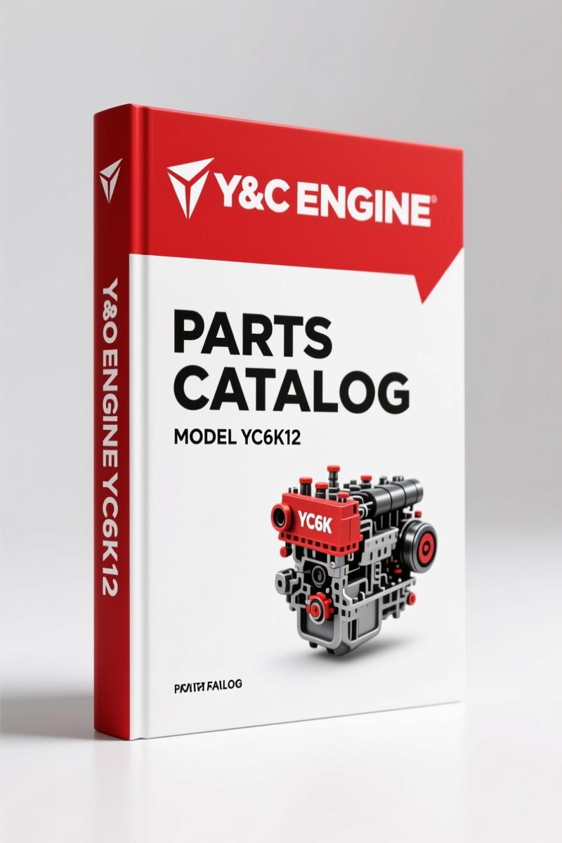 Y&C Engine YC6K12 2009 Parts Catalog – 79 Pages OEM