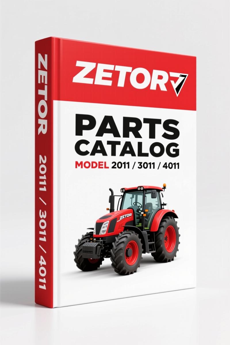 Zetor 3011, 2011, 4011 Parts Catalog – 381 Pages OEM Spare Parts