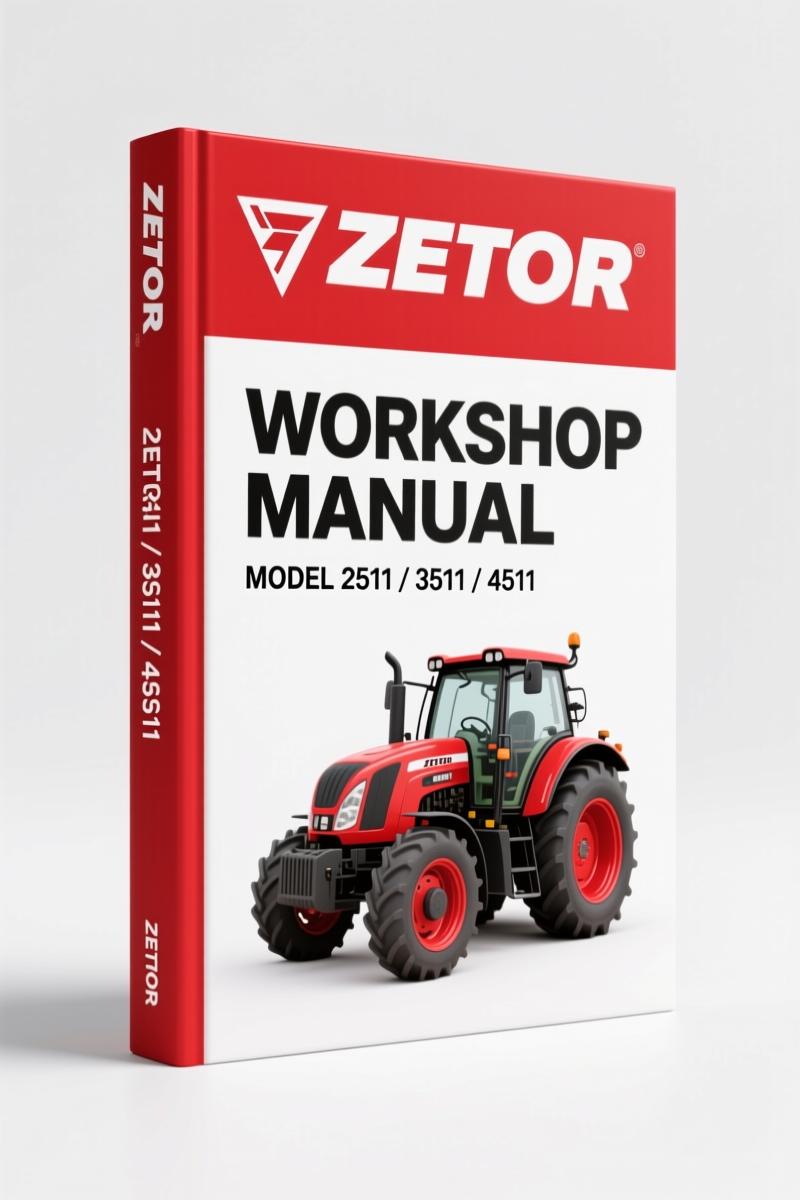 Zetor 2511, 3511, 4511, 3545 Operators Manual – OEM Specs