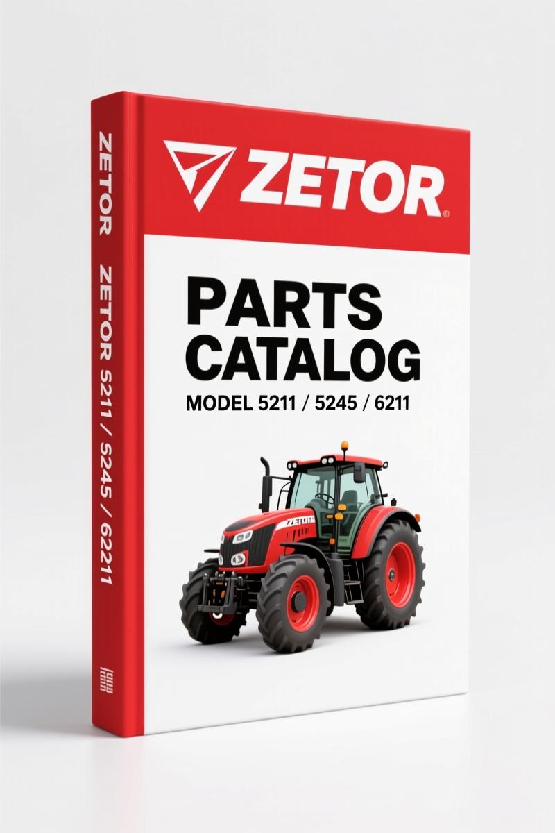 Zetor 5211, 5245, 6211, 6245, 7211 1988 Parts Catalog – OEM Zetor Parts