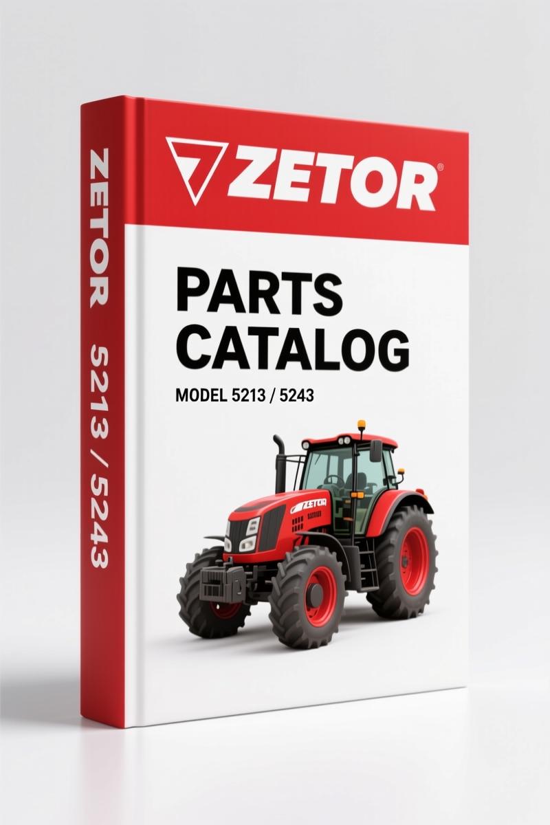 Zetor 5213, 5243 2002 Parts Catalog – OEM Factory Parts Identification