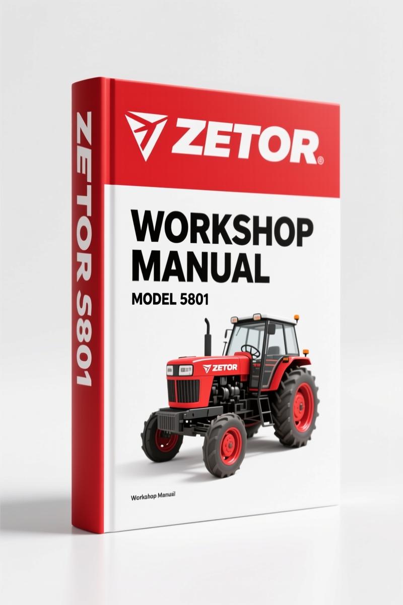 Zetor 5801, 6801, 7801, 1001, 1201 1993 Workshop Manual – OEM Service