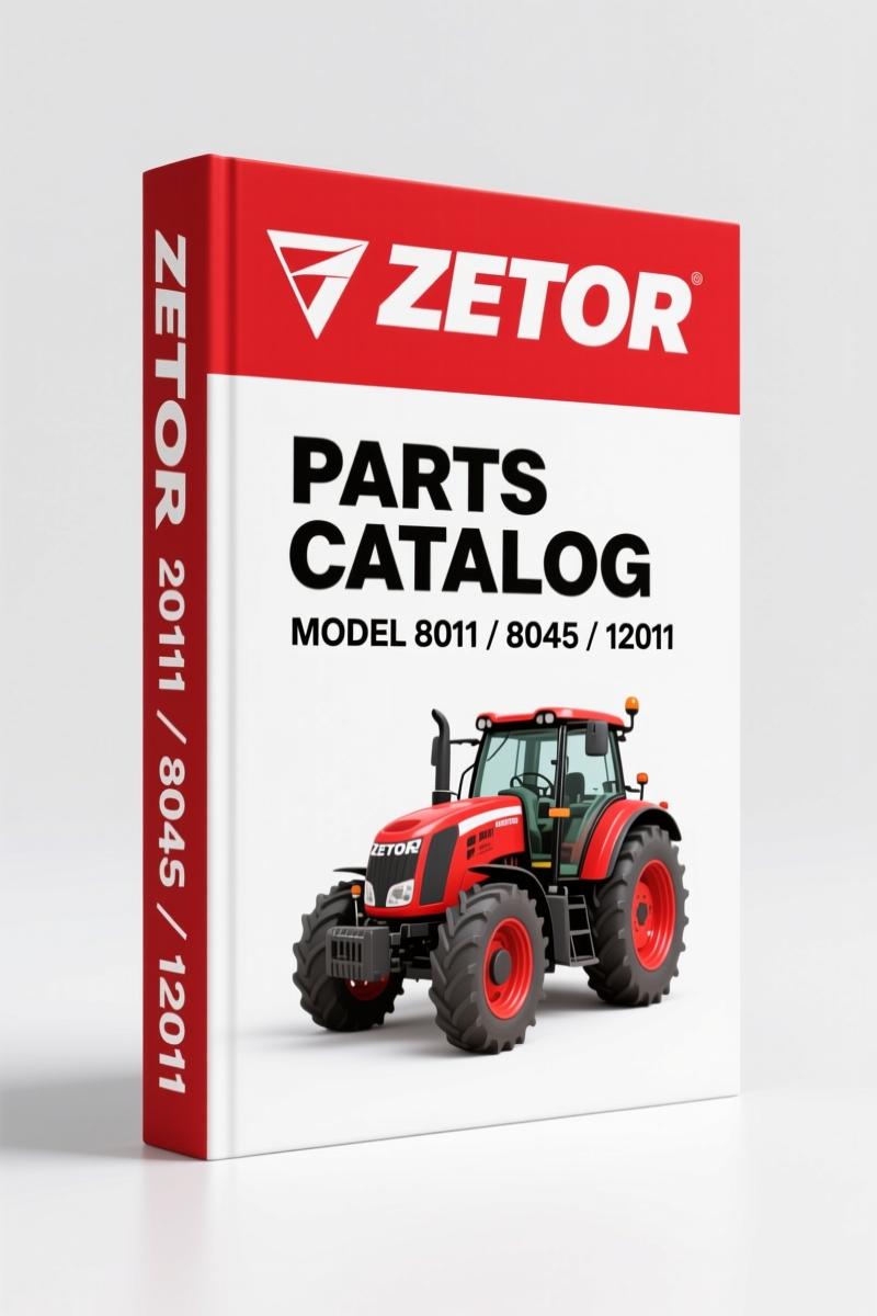 Zetor 8011, 12011, 9011, 10011, 11011 2003 Parts Catalog – 475 Pages