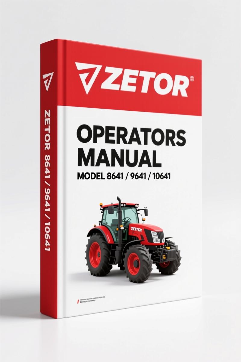 Zetor 8641-11741 Parts Catalog – 349 Pages OEM Factory Documentation