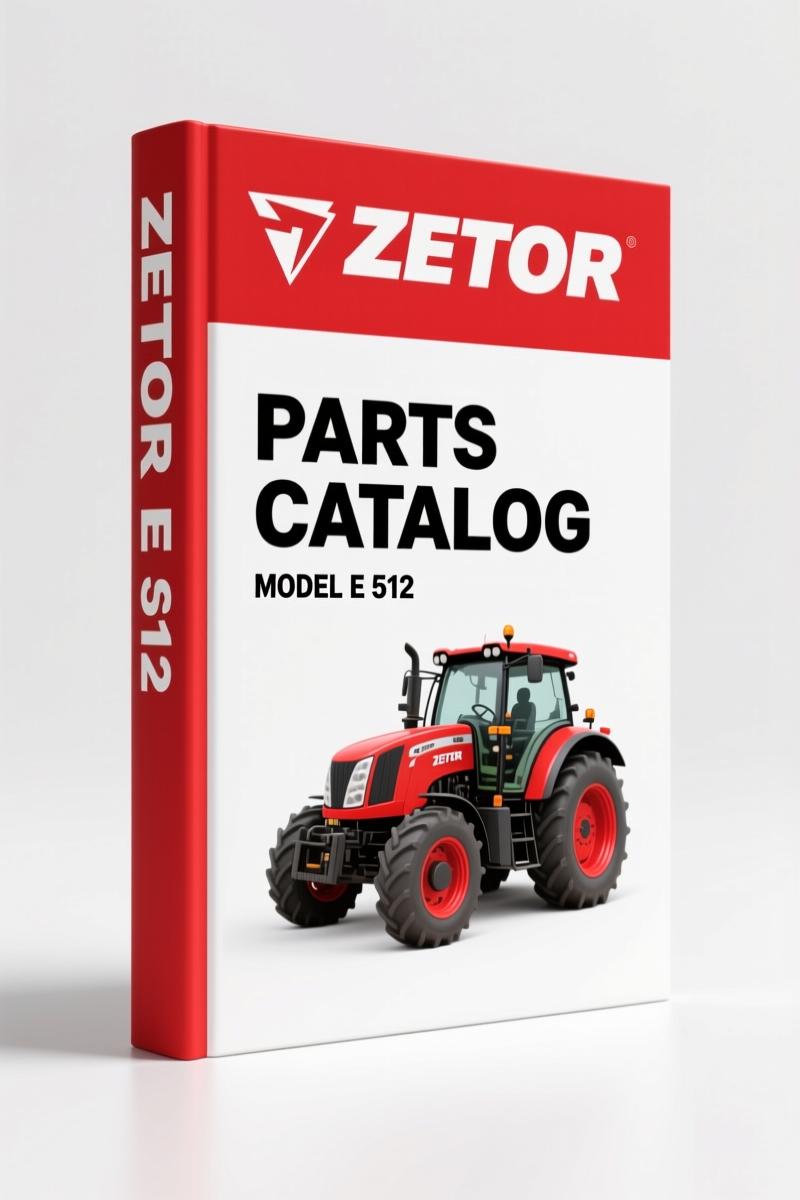 Zetor E 512 Parts Catalog – 202 Pages of OEM Component Diagrams