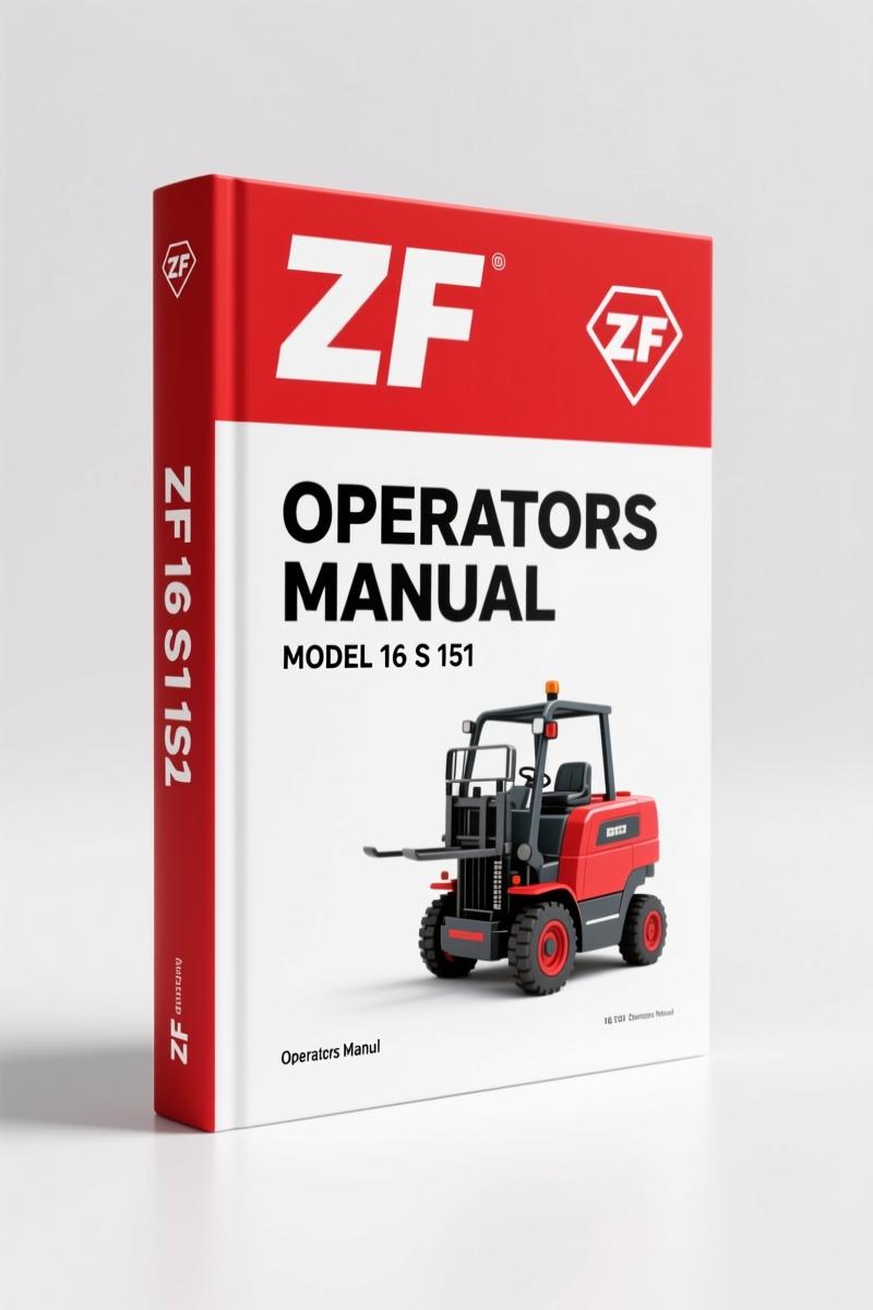 ZF 16 S 151 2009 parts catalog cover – OEM spare parts for DAF trucks