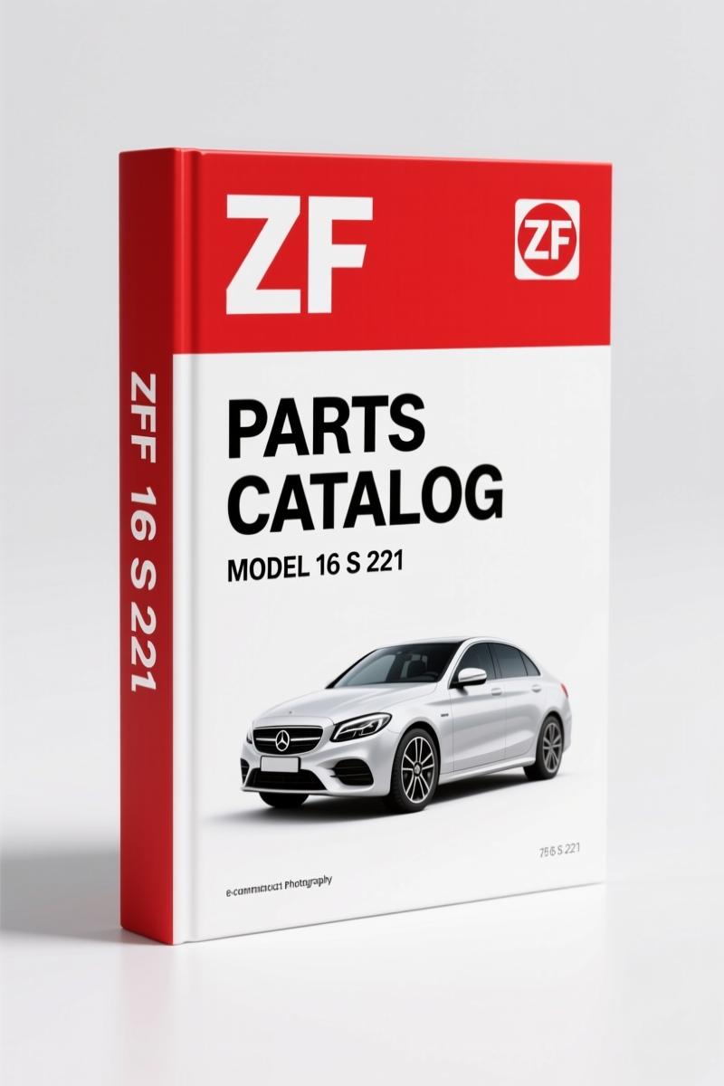 ZF 16 S 221 2004 Parts Catalog cover page