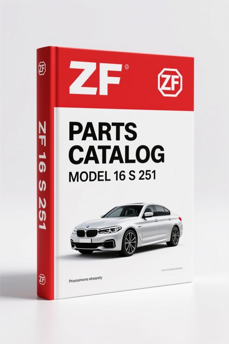 ZF 16 S 251 repair manual cover – OEM factory documentation for ZF Ecosplit 16-speed transmission