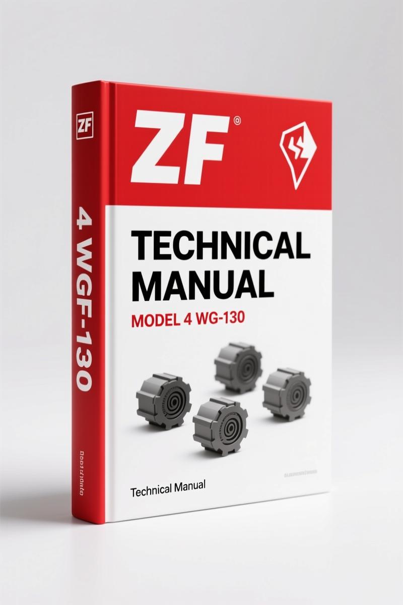 ZF 4 WG-130, 4 WG-160 2001 Technical Manual – OEM Factory Specs for Ergopower Transmission