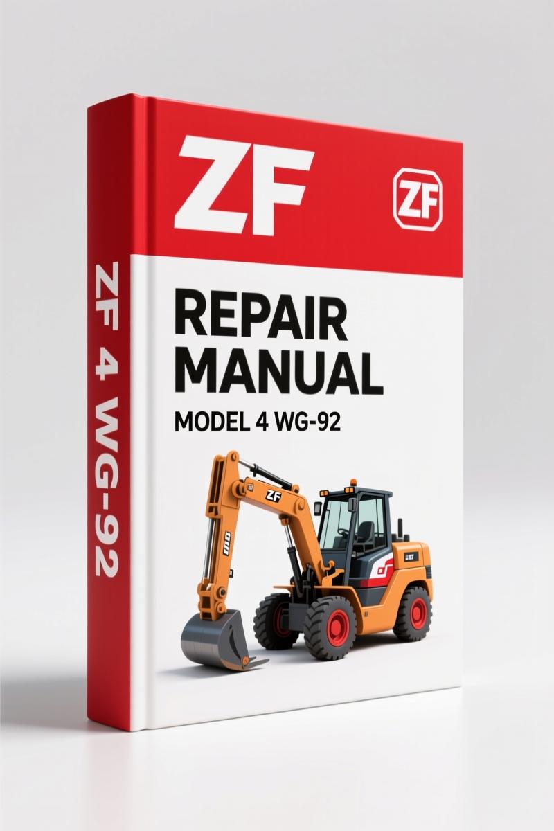 ZF 4 WG-92 1998 Repair Manual – Factory Specs for Powershift Transmission