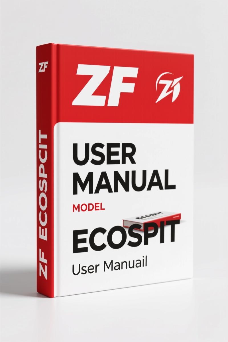ZF ECOSPLIT 2010 User Manual cover showing 16-speed synchromesh transmission