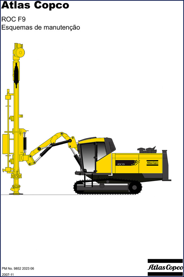 Atlas Copco ROC F9 2023 Technical Manual front cover